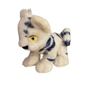 Neopets White Kougra Stuffed Animal Plush 10" Vintage 2002 Tiger Toy